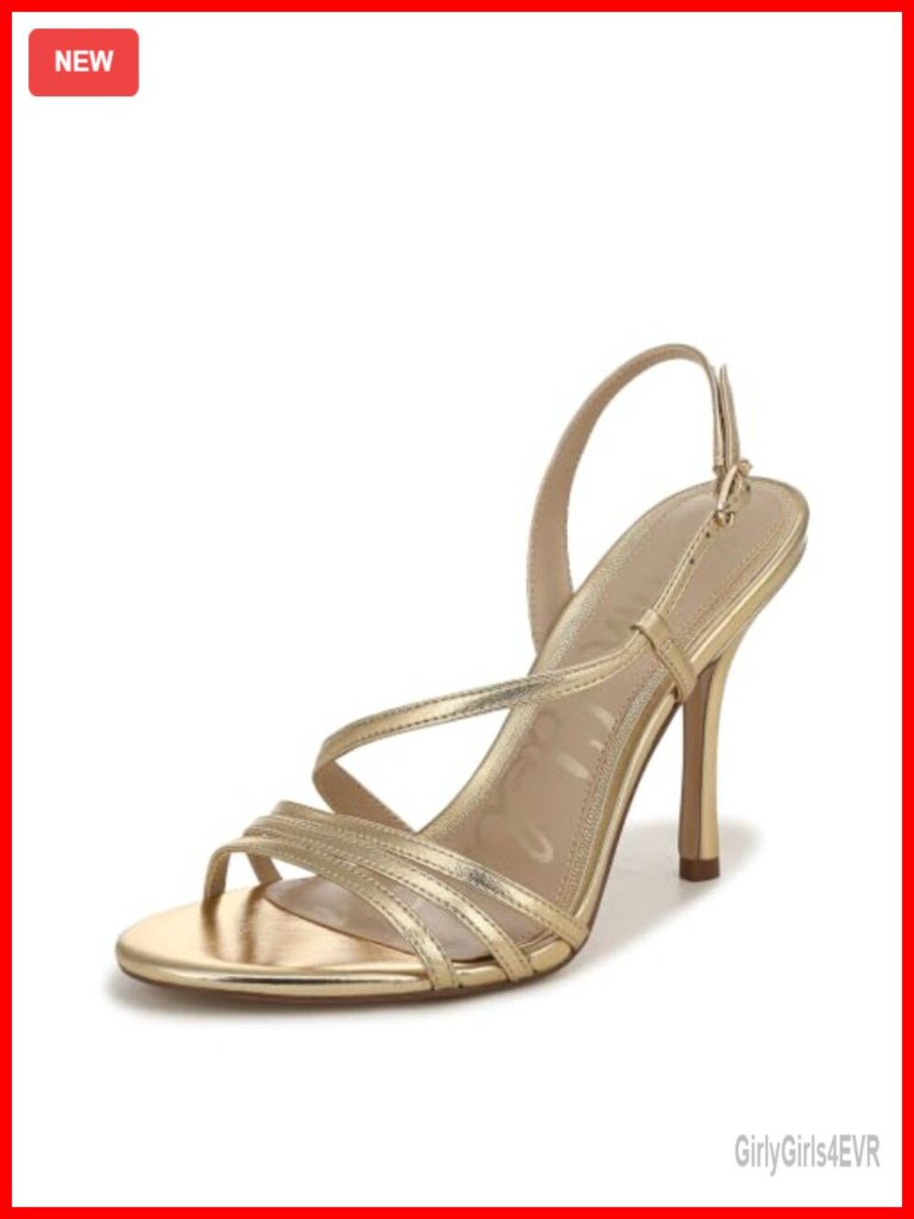 Platform Stiletto Heeled Sandals with Ankle Strap & Buckle